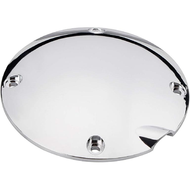 4 Hole Replacement Clutch Derby Cover Fit For 1994-2003 Harley Sportster XLH1200/883 Custom XL883C, Smooth Black