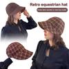 Adjustable Equestrian Hat Double-side Peaked Cap Casual Baseball Cap  for Women