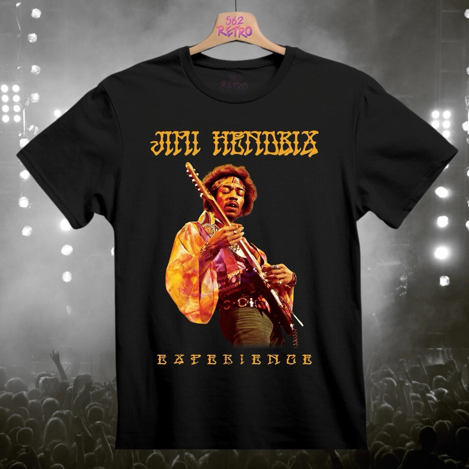 Футболка Jimi Hendrix Experience Черная Классический Рок-Бэнд S-3XL S