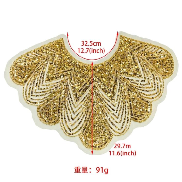 Handcraft Rhinestones Mesh Applique Patches Ideal For Jackets Bags And Costumes