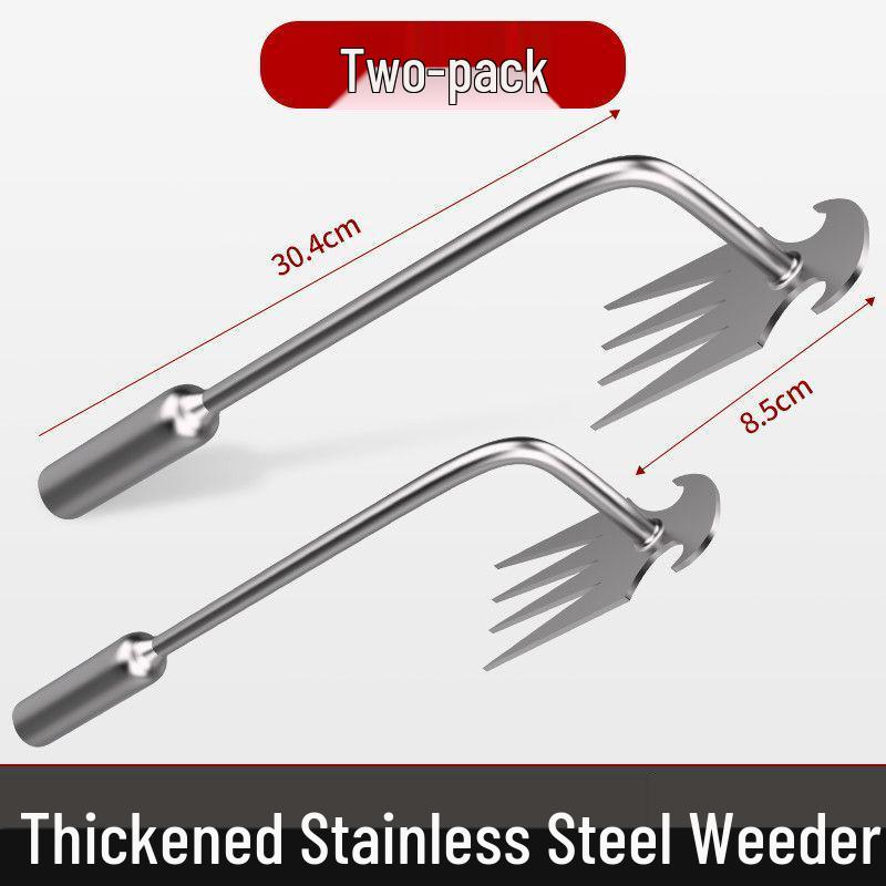 Multifunctional Stainless Steel Weeding Tool: Grass Root Remover and Wild Vegetable Shovel