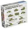 AFV Club Korean US Landing Vehicle Set 2 Plastic Model Kit SE73517 1/350 War/WWII