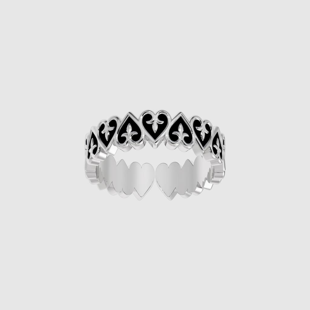 Musee.Art Eternal Heart Free Size Ring