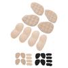 8 Pcs Forefoot Heel Cushion Inserts Non Slip Improved Shoe Fit Adhesive Heel Grips Liners for Too Bi
