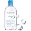 Bioderma Hydrabio H2O Micellar Water for Sensitive/Dry Skin, Gentle Makeup Remover & Hydrating Cleanser, 500 ml