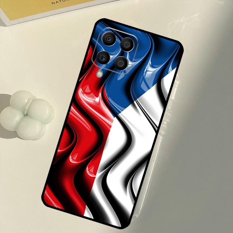 Czech Republic Flag For Samsung Galaxy M54 M21 M33 M53 M13 M12 M32 M52 M11 M31 M35 M55 M15 M14 M34 M06 M16 Case