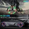 MAZERO Colorful Flashing USB-C Charging Tire Valve, LED Light, Bulb Cap, Light, Vibration Detection,