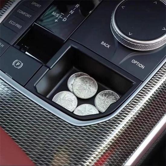 Matte Black ABS Car Console Gear Shift Panel Storage Box For BMW 3 X3 -