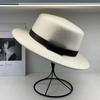 High-end French versatile fashion wool flat hat women's winter elegant versatile top hat temperament elegant fashion hat tide