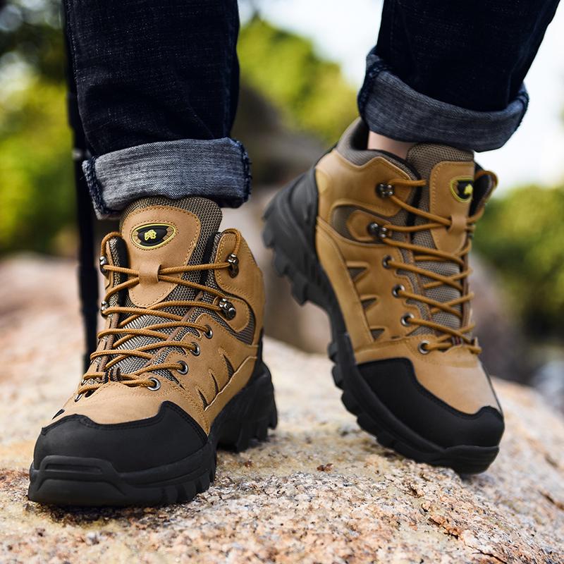 Man Woman Boots Men Hiking Boots Woman Outdoor Work Shoes Military Combat Sneakers