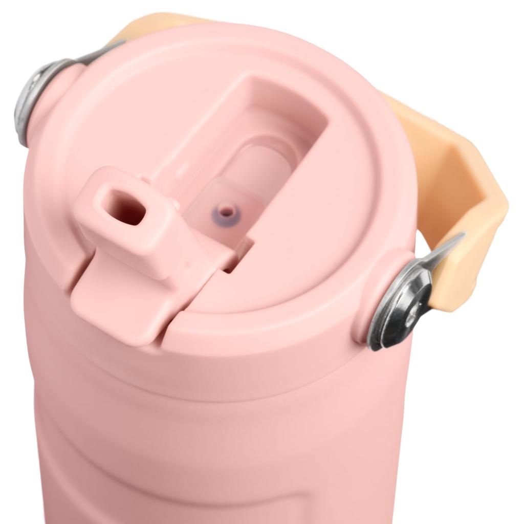 STANLEY 1913 Iceflow Flip Straw Peach L 2.0 Bottle, Rose, 0.47