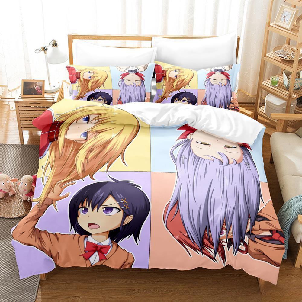 3D Print Cartoon Kawaii Gabriel Dropout Bedding Set Single Twin Full Queen King Size Bed Set Adult Kid Bedroom Duvet cover Sets