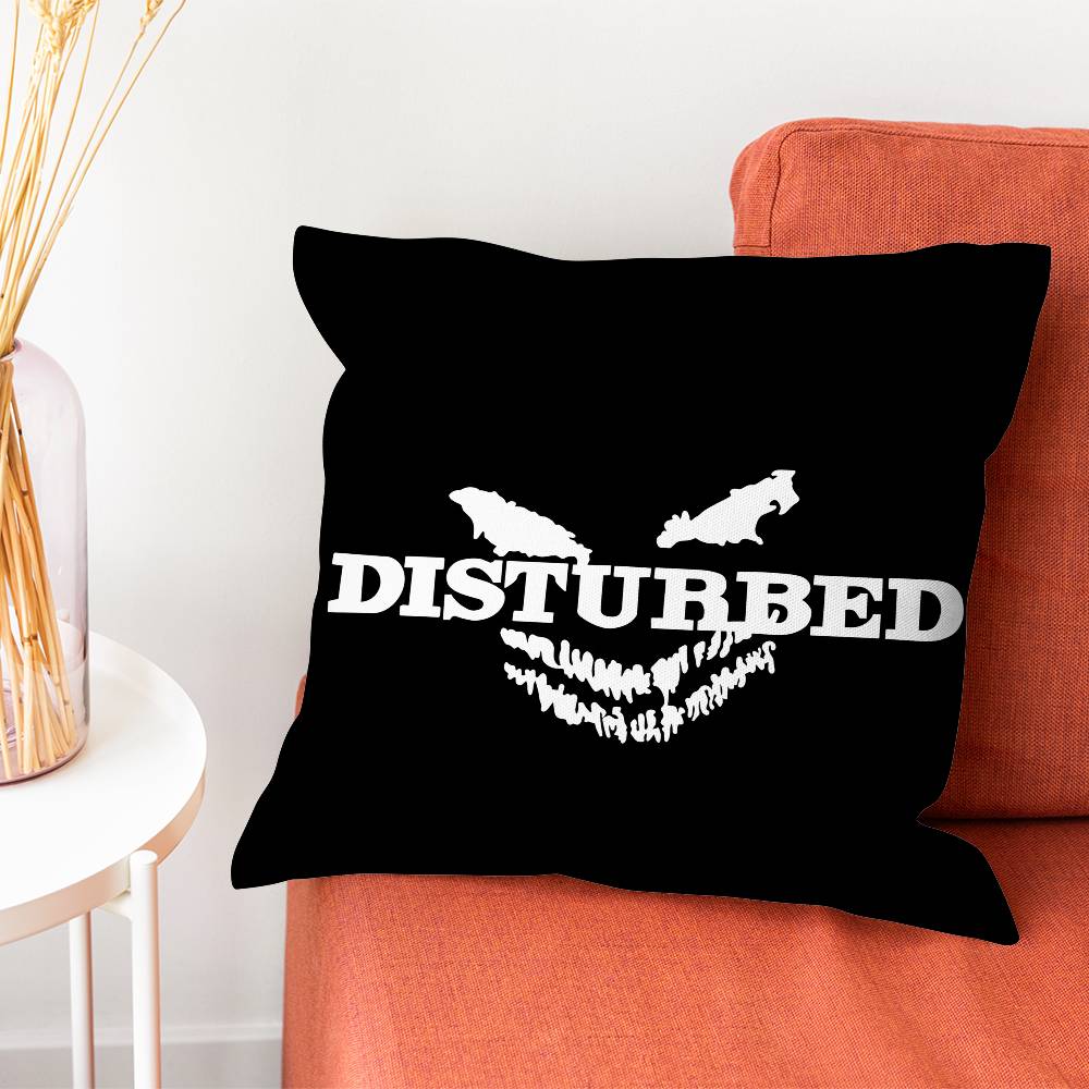 DDisturbed Band Ten Thousand Fists Pillowcase for Sofa Cover Decoration Home Decor Items Luxury Pillow Covers Cushion Cushions