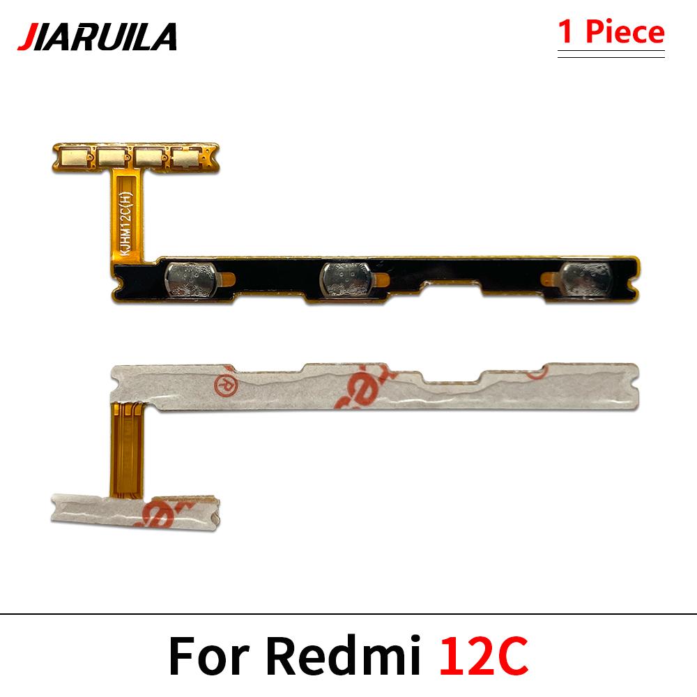 111Pcs Power Volume Flex For Xiaomi Redmi 11C 11 11C 11C 11A 11C A7 Pro A1 Plus A1 A1 Power On Off Key Button Ribbon Cable Parts