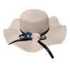 Summer Straw Hat With Wide Brim Sun Protection For Women Beach Travel