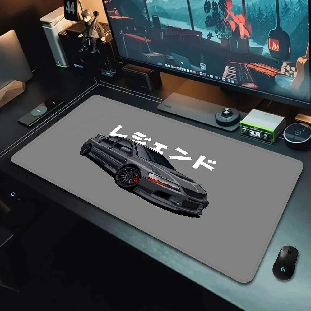 Tokyo JDM Drift Sports Car Nonslip Lockedge Thickened Mouse Pad Oversized Gaming Keyboard Notebook Table Mat