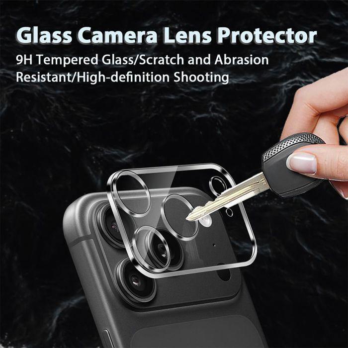 3x Protection Caméra Verre Trempé pour iPhone 18 Pro, Antichoc Anti-Rayures Rigide