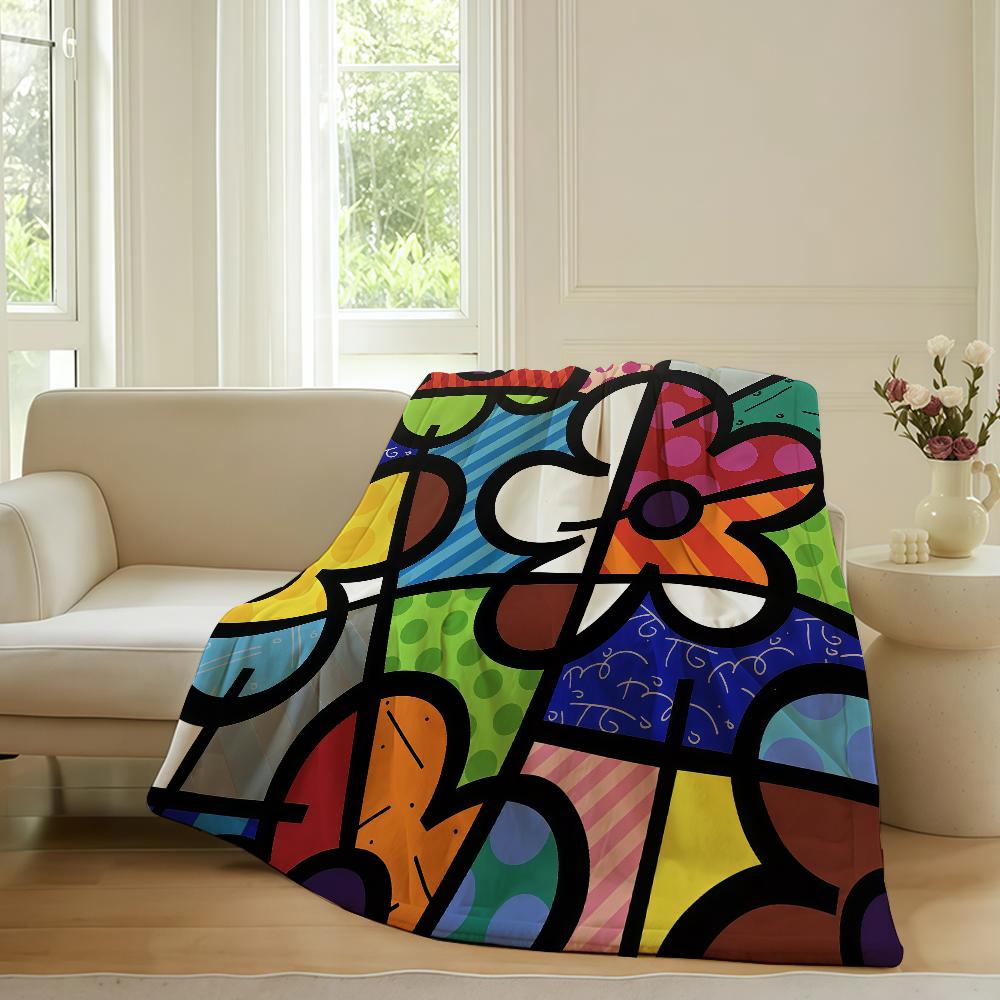 Pop artist BrittoS Blanket For Sofa