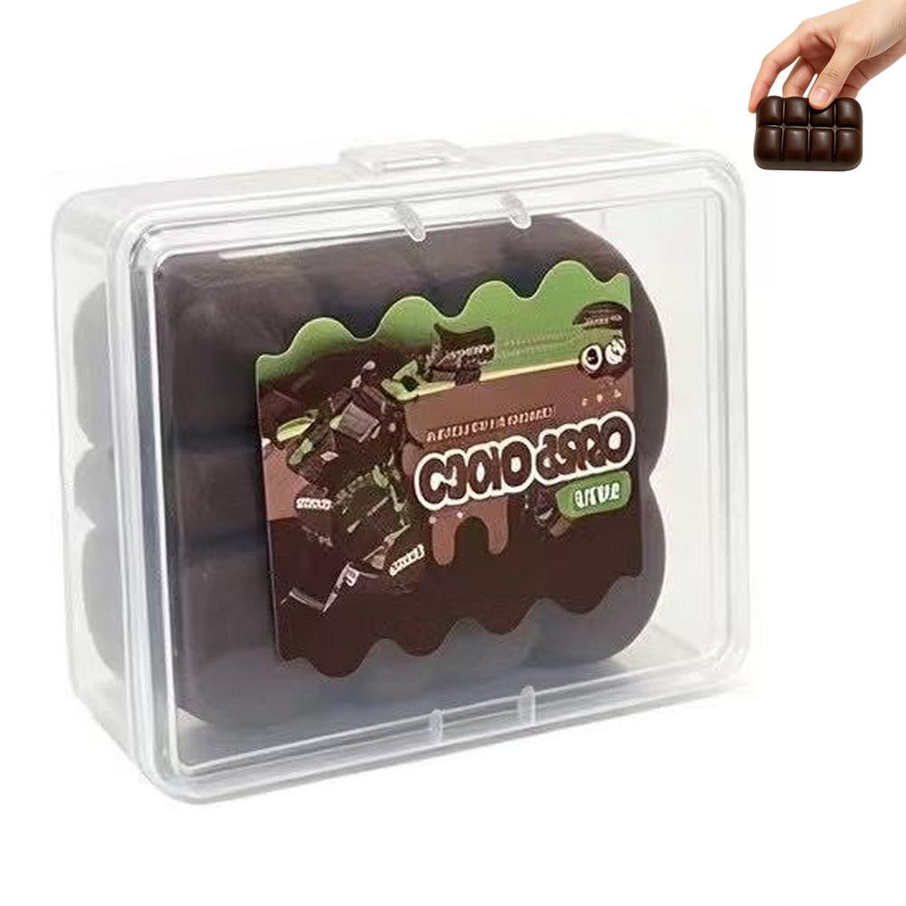 Crispy Chocolate Squishy Fidget Toy Irreversible Crunchy Squeeze Toy Realistic Chocolate Bar Stress Relief Sensory Toy