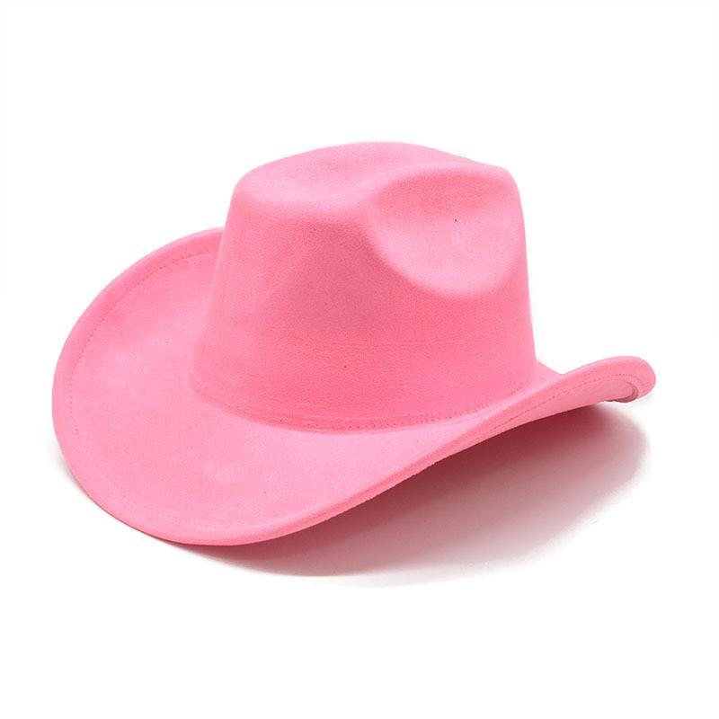 Traditional Style Wool Felt Cowboy Hat With Wide Brim For Men And Women