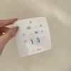 Colorful Ceramic Ears Stud Earrings Set Heart Flower for Women Korean Style Girls Cute Elegant Party Jewelry 2024 New
