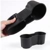 TPE Black Center Console Water Cup Holder For Cadillac XT6 -2024