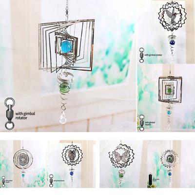 Stainless Steel Wind Spinner Lovely Wind Chime for Your Home and Garden