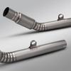 Motorcycle Kayo 450 Rally Drum Backpressure Front Exhaust Pipe for Original Rear Section