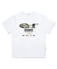 ESCAPEFROM Star Camo Escf Logo Collage Print Oversized Short Sleeve T-Shirt White