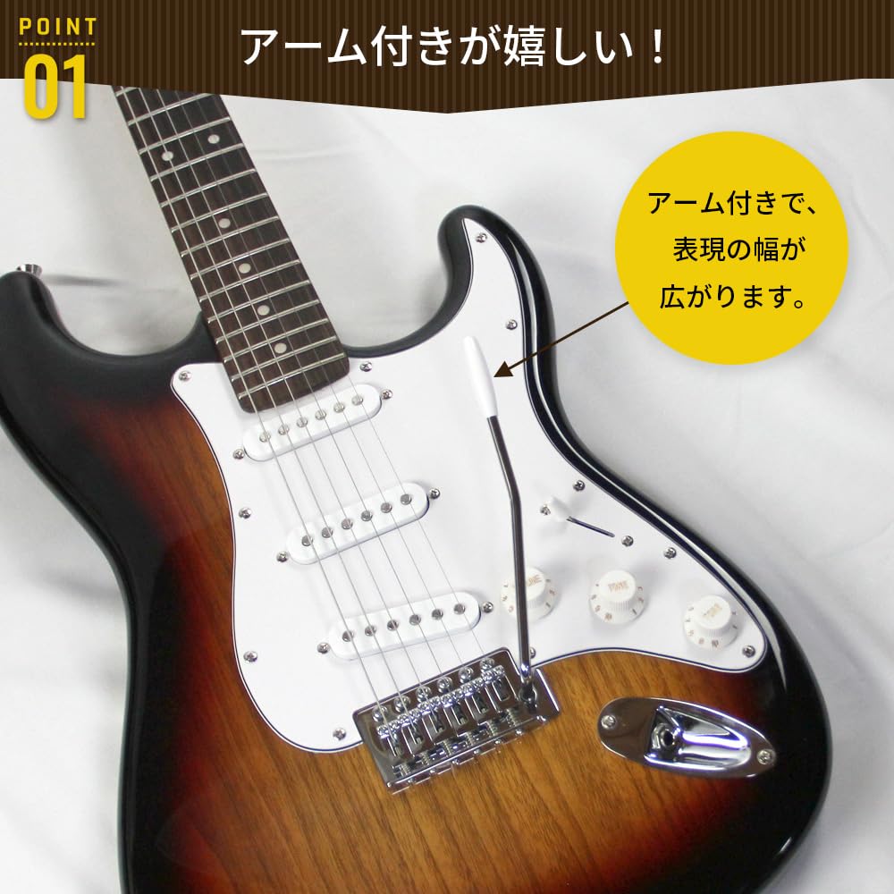 SX Electric Guitar ST Type ED1 3TS (SX)