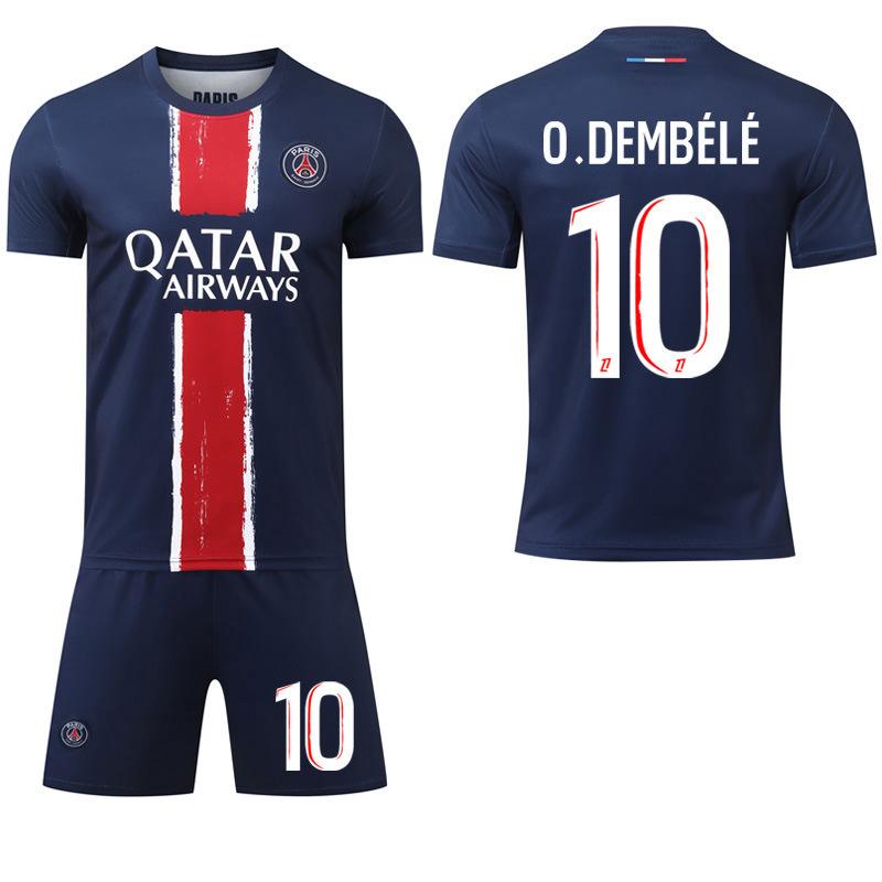 

2024-25 PSG Home Jersey #7 Mbappé #10 Dembélé #30 Messi (Ligue 1) Football Jerseys M