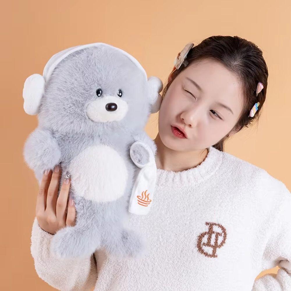 Soft Sea World Animal Stuffed Dolls Penguin Backpack Starfish Seal Stuffed Animal  Decorate Present