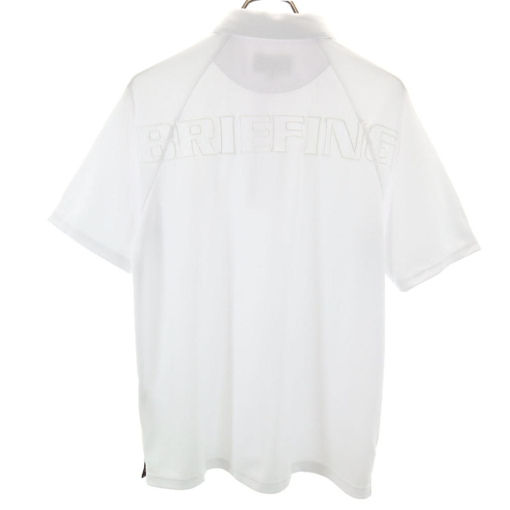 BRIEFING made in Japan golf Short sleeve Polo shirt S white Men's Used