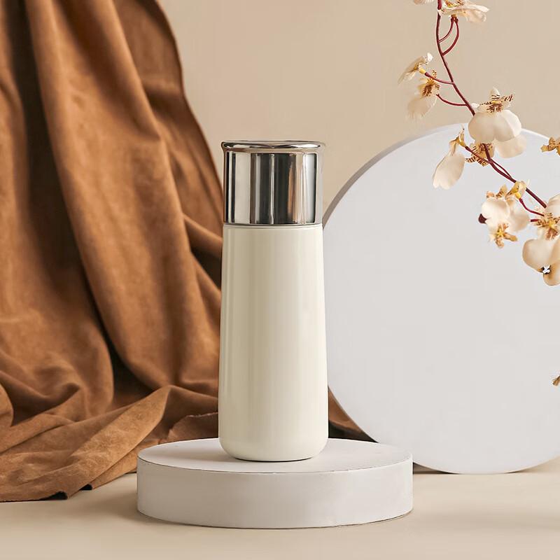 MRSIKEY 304 Stainless Steel Vacuum Insulated Tea Mug with Bounce Lid and Filter