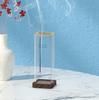 Incense Holder Fly Easy To Clean Glass Stylish Hanging Type Incense Holder Walnut Wood Pedestal INVAVO Transparent Design Enjoy Premium Scent and