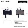 DUST Semi-Metallic Resin Disc Brake Pads for M446 E3 M355 Mountain Bikes
