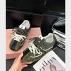 Gu Yunshu inner height increase 4cm retro German training shoes women's 2025 new sports and leisure shoes fashion Forrest Gump shoes trend