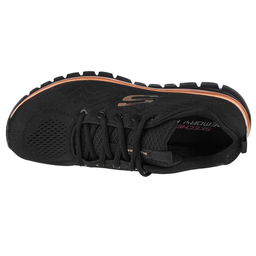 Sports Shoes Skechers Black / Rose Gold Graceful-Get Connected