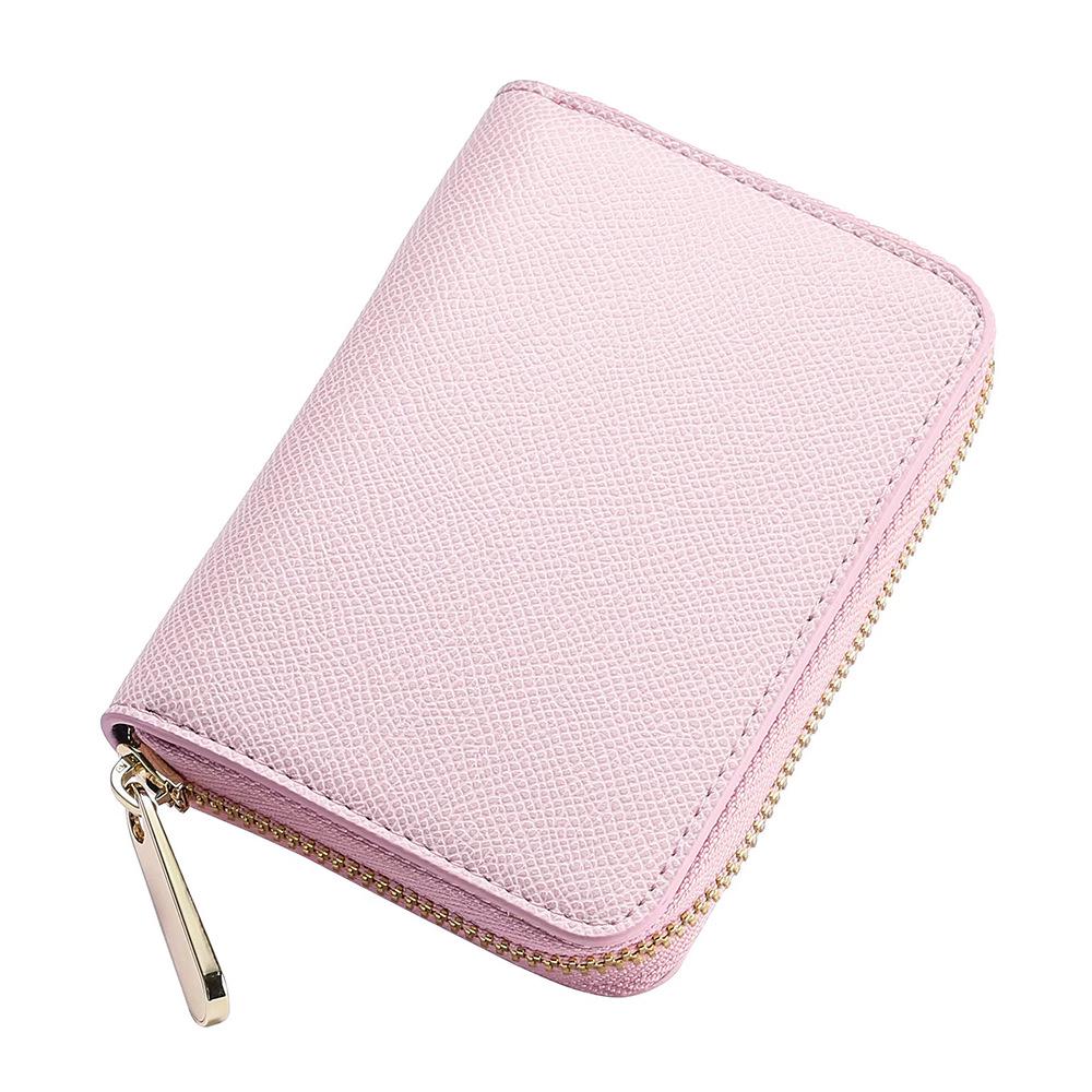 Japanisches Damen Crossgrain Kurzportemonnaie und Münzfach.