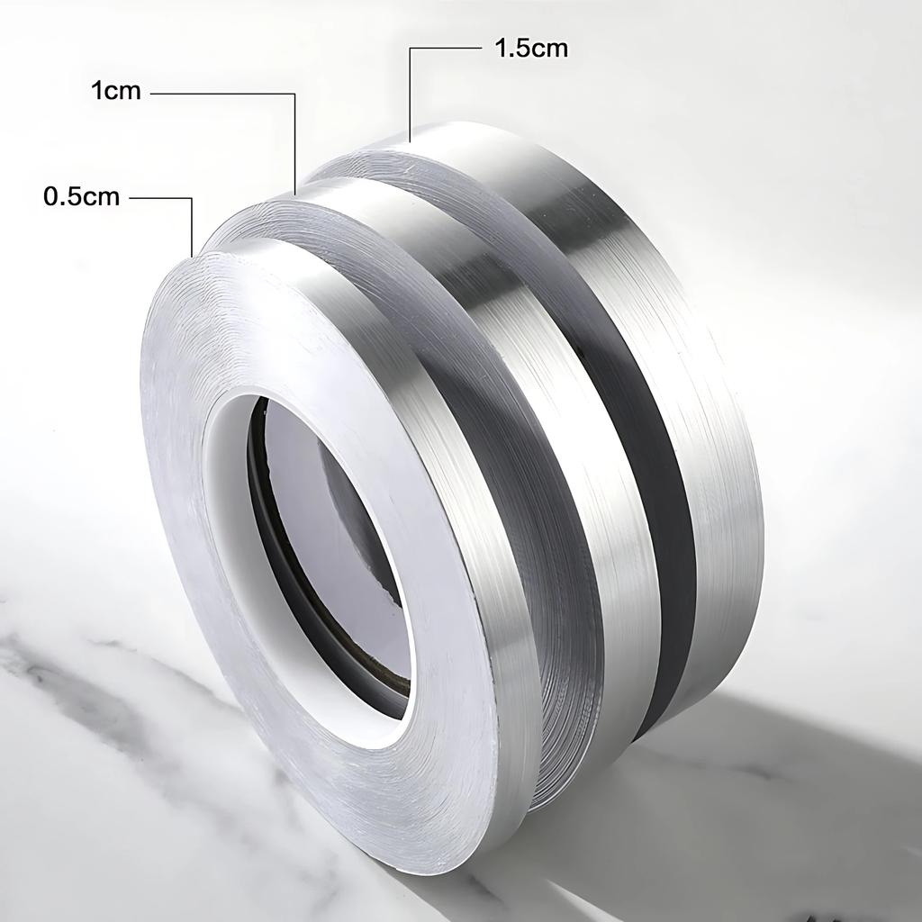 Waterproof Mildew Resistant Tiles Adhesive Tape 0.5cm 1cm 1.5cm 50M for Bathroom Kitchen Wall Floor DIY Decor