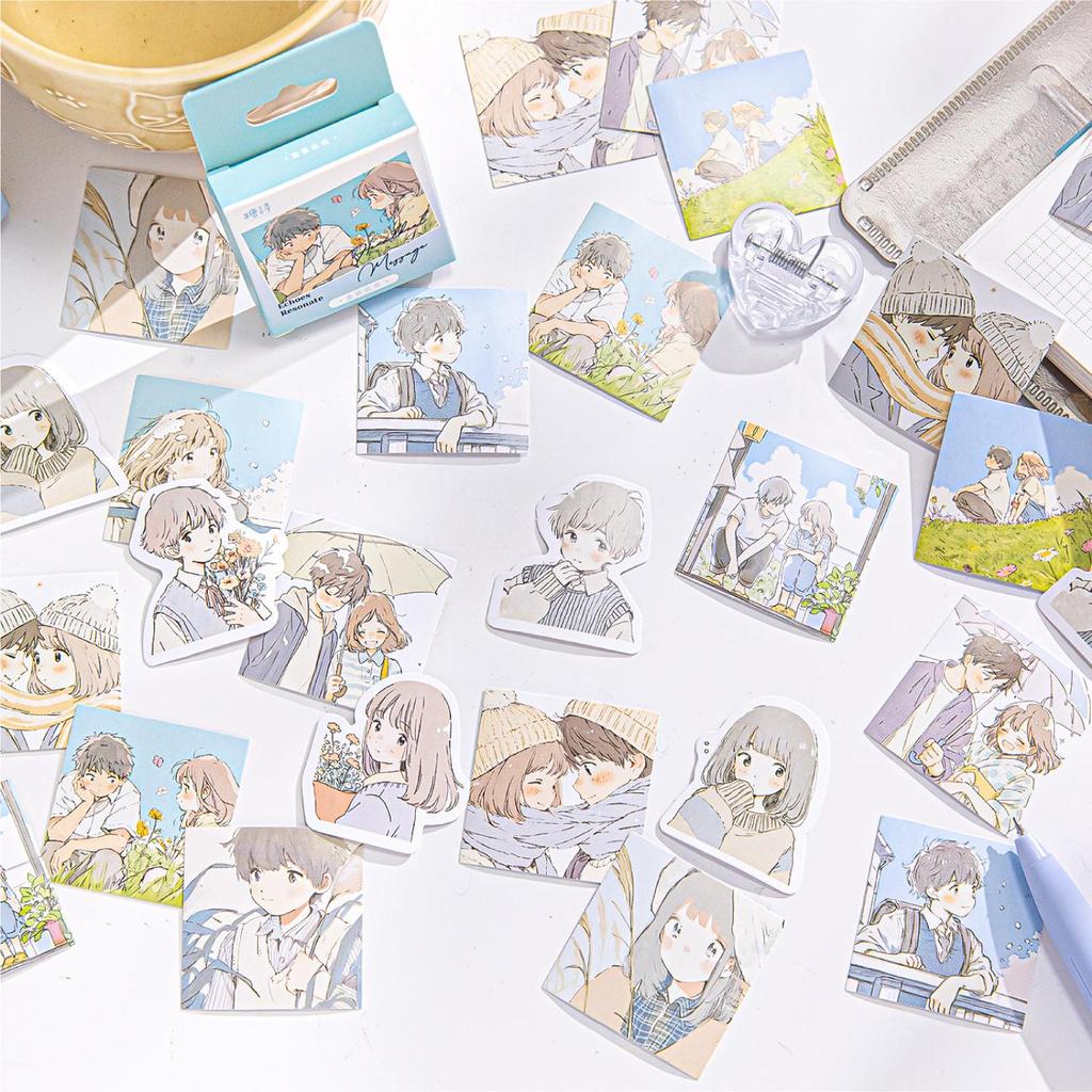 Sugar Poetry Dream Confession Stickers – Cute Cartoon Girl Journal DIY Adhesives