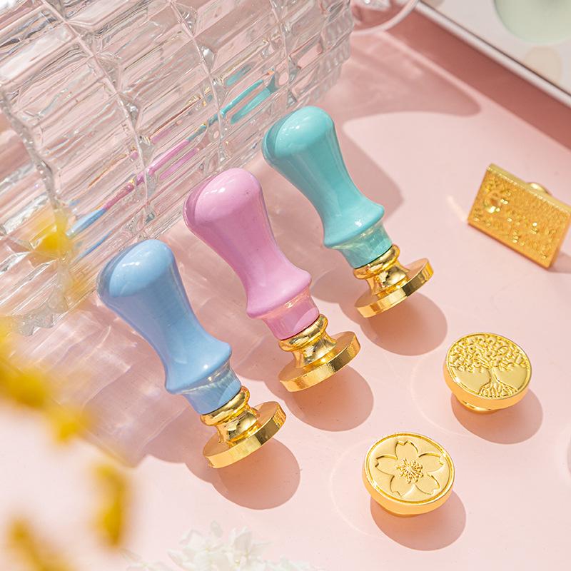 Retro Magic Academy Sealing Wax Stamp with Roman Column Handle