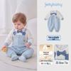 JELLYBABY Baby Boy Bear Embroidery Romper