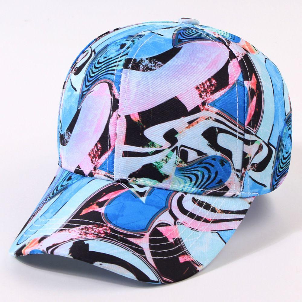 

Baseball Caps Women Men Spring Summer Hat Graffiti Baseball Cap Street Dance Hip Hop Korean Style Casual Sunshade Snapback Hat 56-58cm