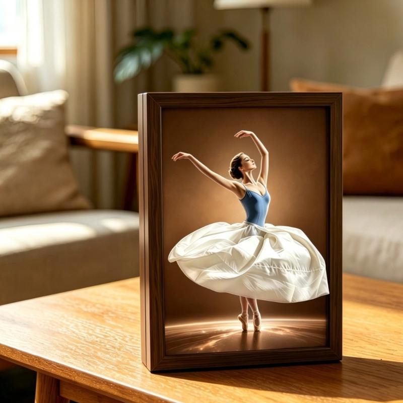 Artistic Handcrafted Wood Tissue Paper Dispenser With Ballet Dancer Designs Elegant Napkin Organizer