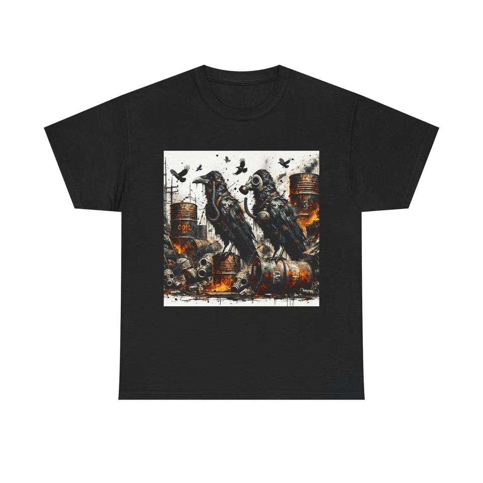 

Unisex Adult T Shirt Wasteland Scavengers in Rusted Junkyard L