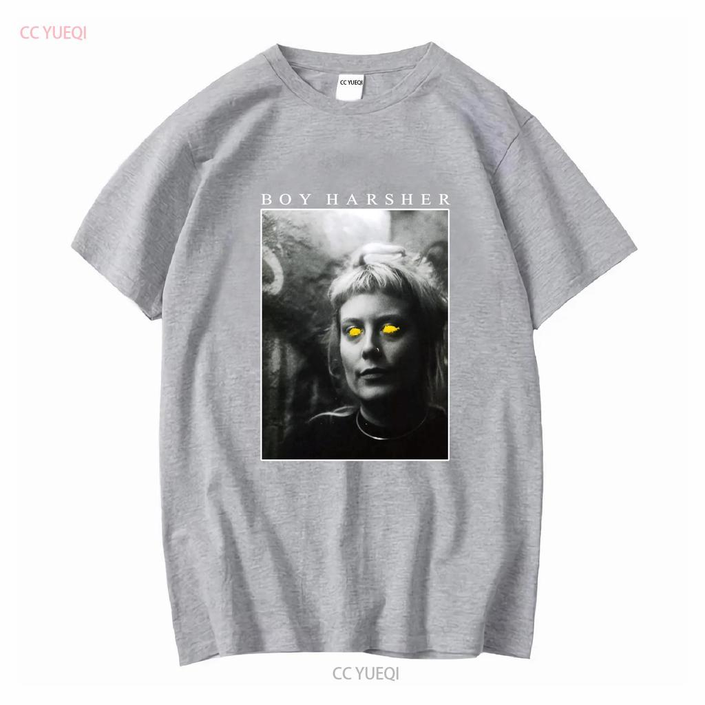 Boy Harsher band poster T shirt black All sizes S to 5Xl TA3148 vintage Washed Slightly Stretched Versatile streetwear Casual