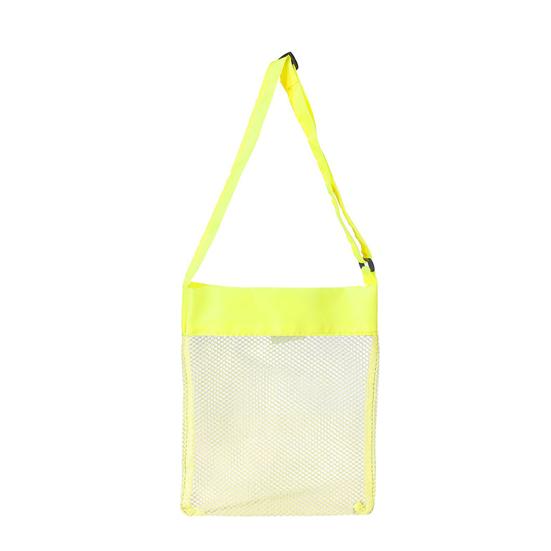 Yousheng Children s Beach Digging Tools Storage Bag, Large Capacity, Portable Lightweight Mesh Bag, with Adjustable Strap, Beach Bag for Kids Toys E