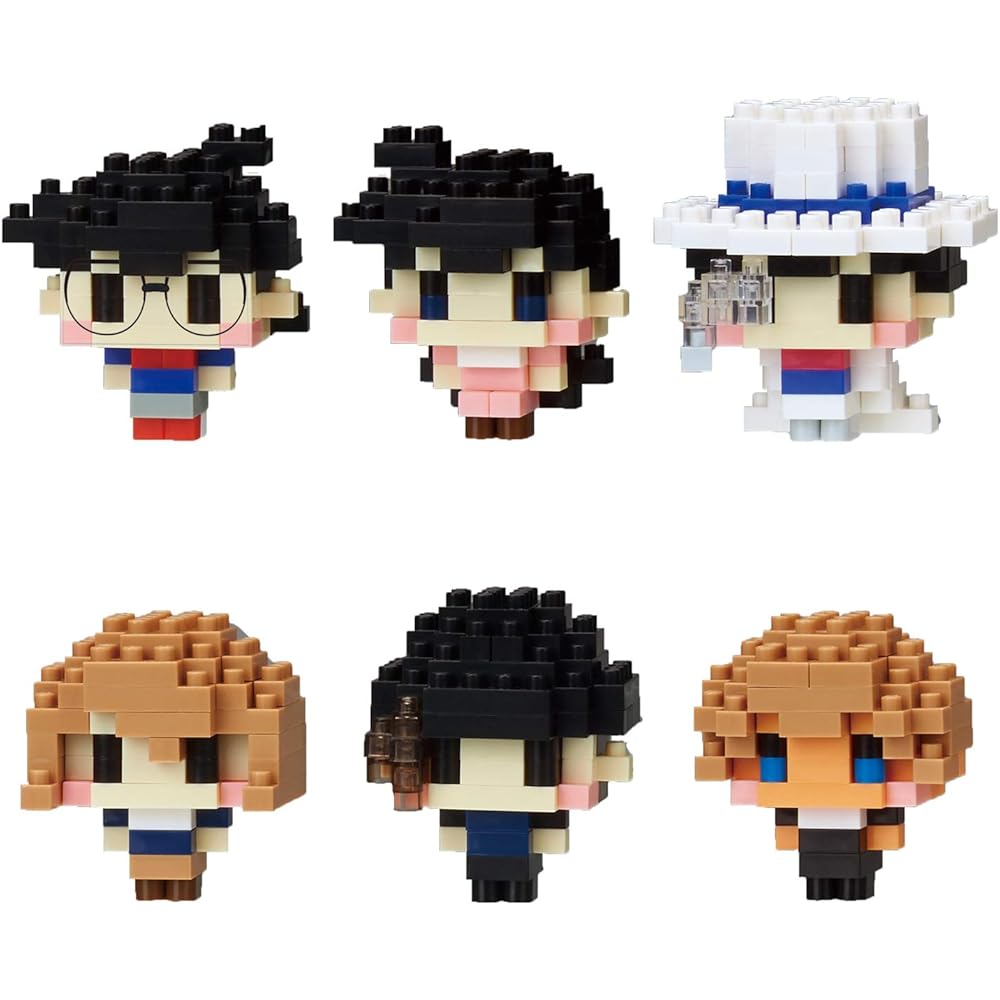 

Kawada Nanoblock Mini Nano Detective Conan NBMC_03S 1 Box of 6 Pieces, All 6 Types