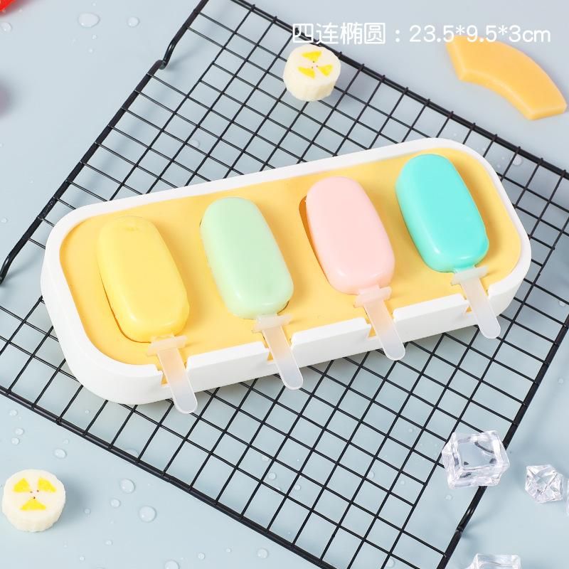 Stampi per ghiaccioli Bambini Neonato Forme Carine Silicone Mini Stampini per ghiaccioli Senza BPA Riutilizzabili Stampo per gelato Fabbricatore di ghiaccioli Set Fatto in casa